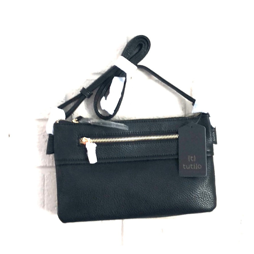 {t} tutilo Black crossbody bag/purse